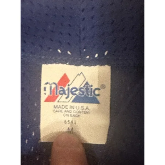 Majestic New York Mets Youth Baseball Jersey Blue Mike Piazza MLB 6541 METHY - Picture 13 of 14